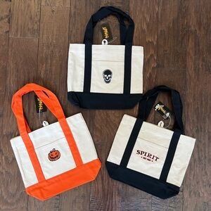 Spirit Halloween Mini Tote Bag - Full Set of 3 NWT